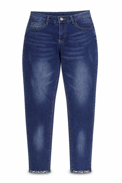 Womens Blue   Skinny Jeans Size M L28 in - Pockets