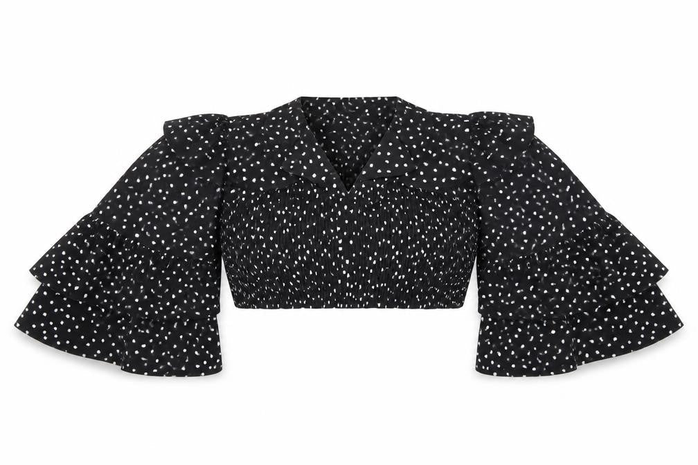 Womens UK Size 10 In the Style Black Basic Blouse