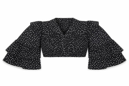 Womens UK Size 10 In the Style Black Basic Blouse