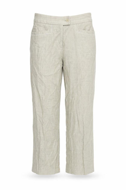 Womens UK Size 32 Preworn Regular Fit  Beige Trousers