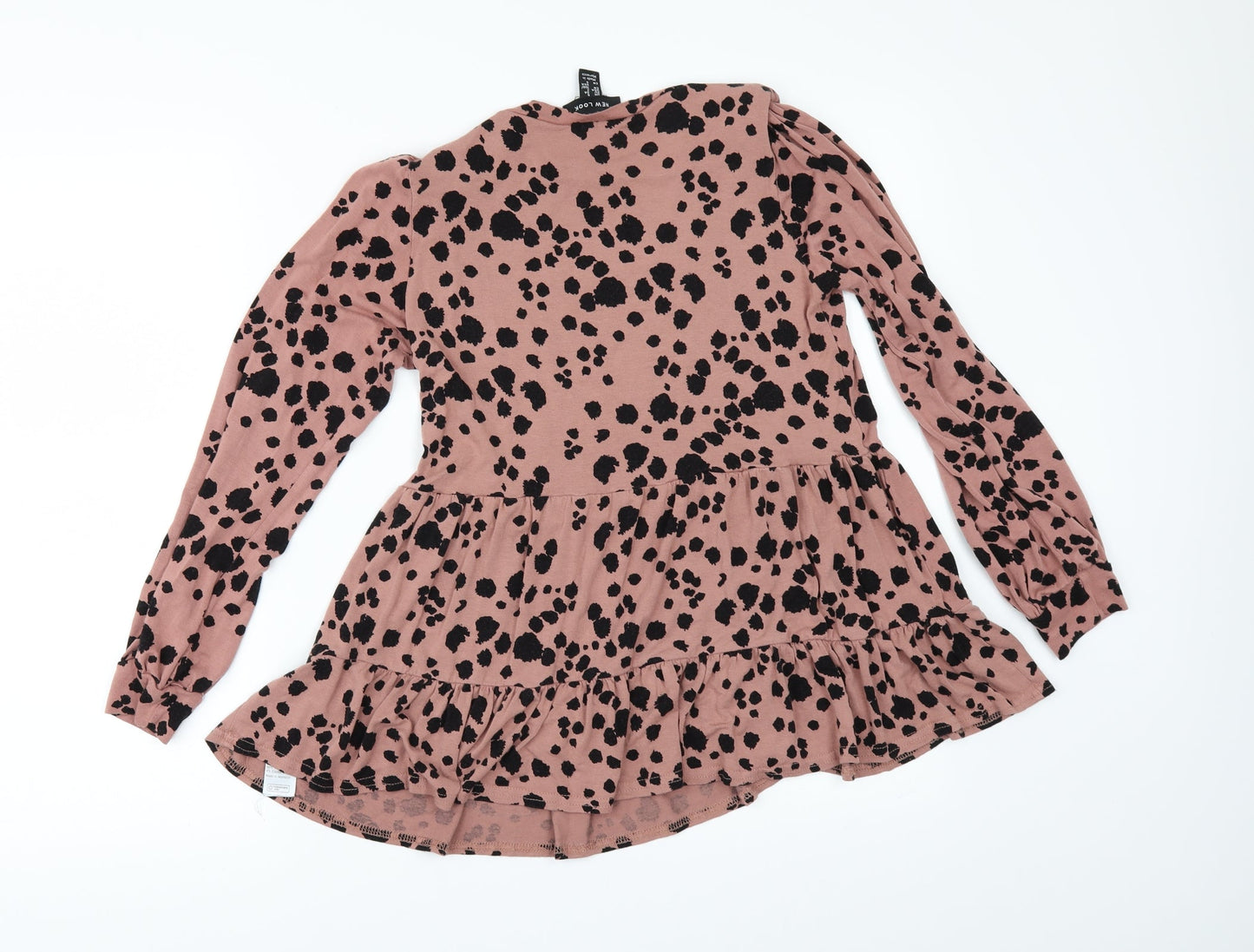 Womens UK Size 6 New Look Pink Tunic Blouse