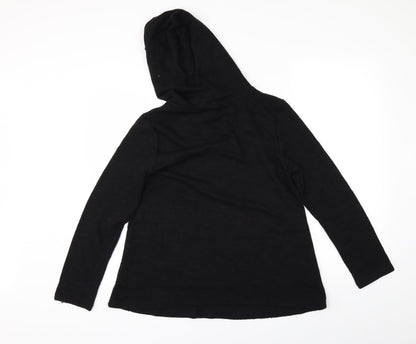 Womens UK Size 6 ASOS Black Pullover Hoodie