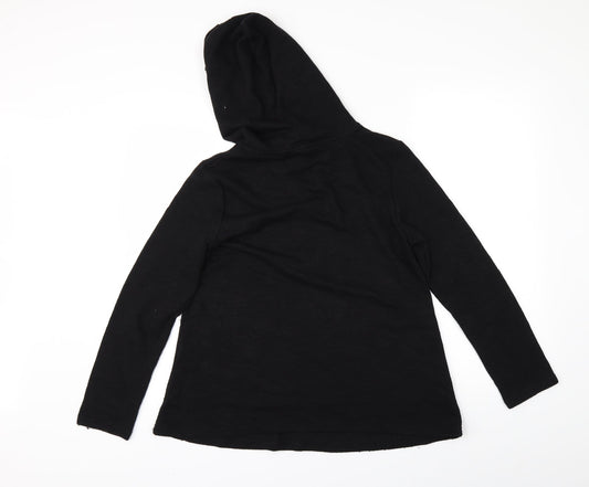 Womens UK Size 6 ASOS Black Pullover Hoodie