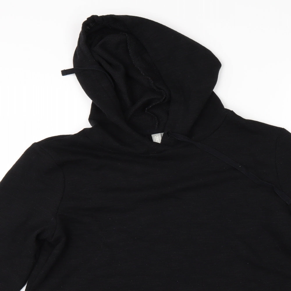 Womens UK Size 6 ASOS Black Pullover Hoodie