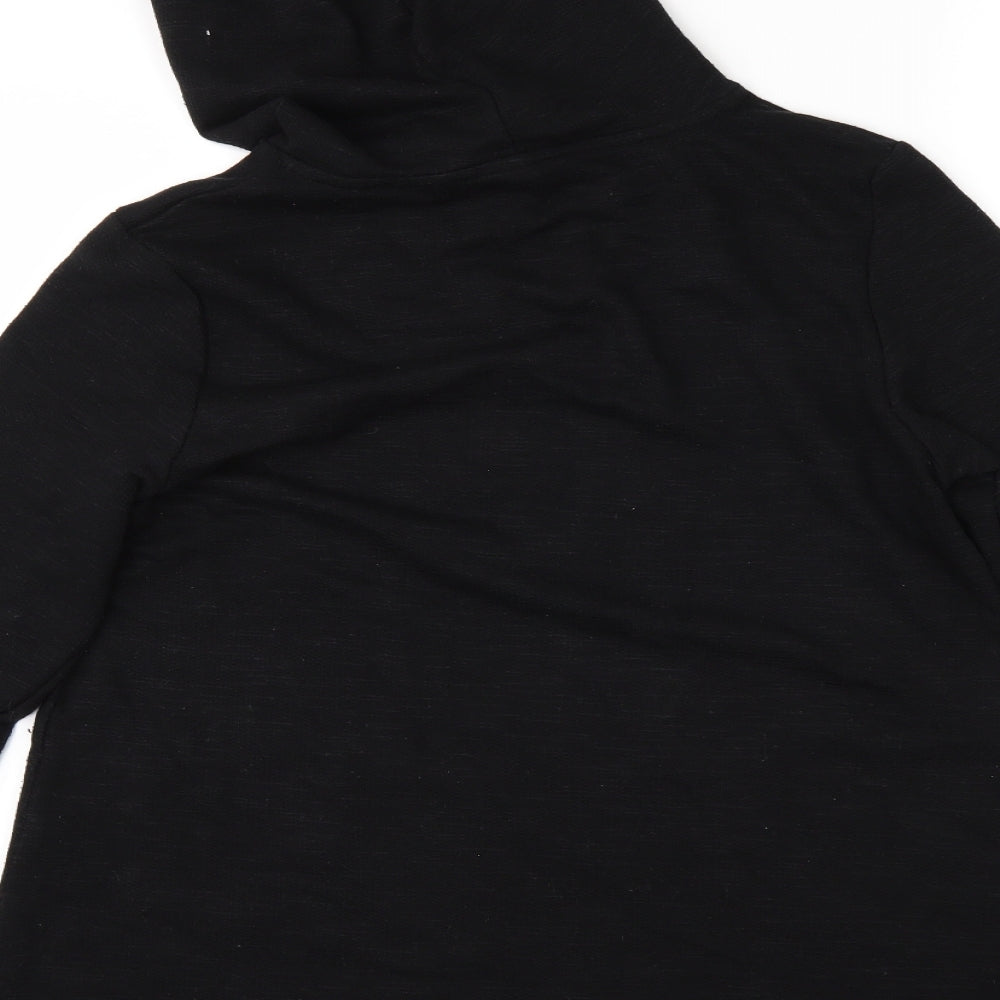 Womens UK Size 6 ASOS Black Pullover Hoodie