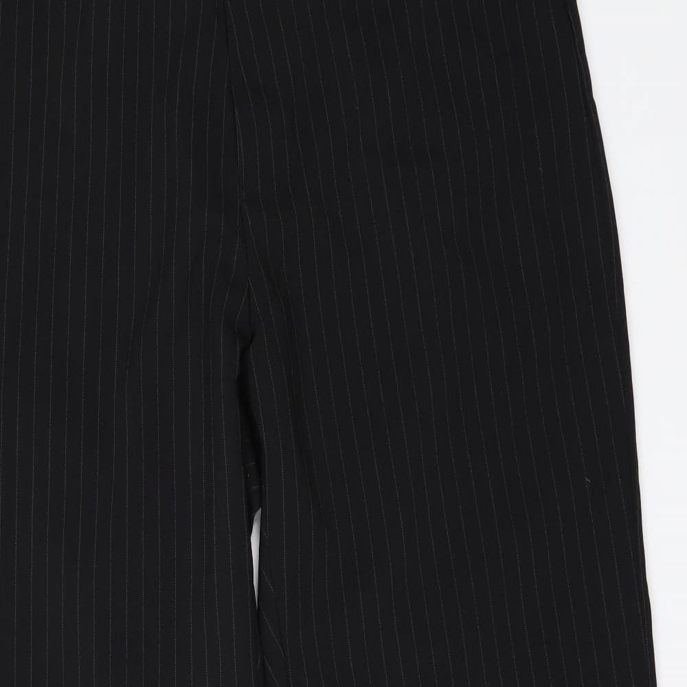 signet Mens Black Striped  Trousers  Size 32 in L30 in