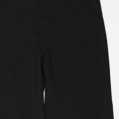 signet Mens Black Striped  Trousers  Size 32 in L30 in