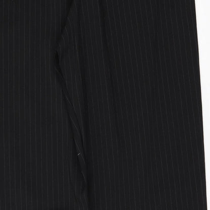 signet Mens Black Striped  Trousers  Size 32 in L30 in