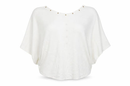 Womens UK Size M Zara White Basic Blouse