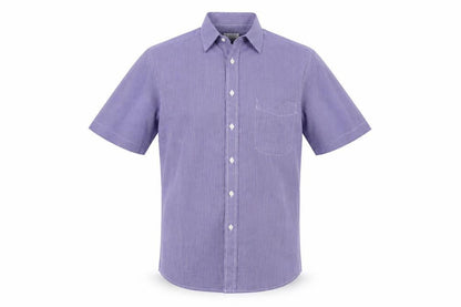Mens UK Size 15.5 Simon Taylor Beige  Button-Up Short Sleeve Casual Shirt