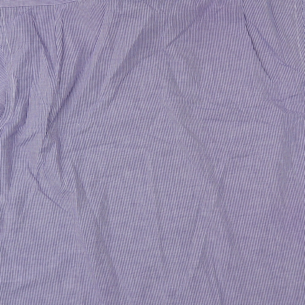 Simon Taylor Mens Beige Check   Button-Up Size 15.5