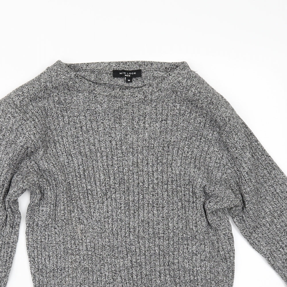 New Look Mens Grey   Pullover Jumper Size M