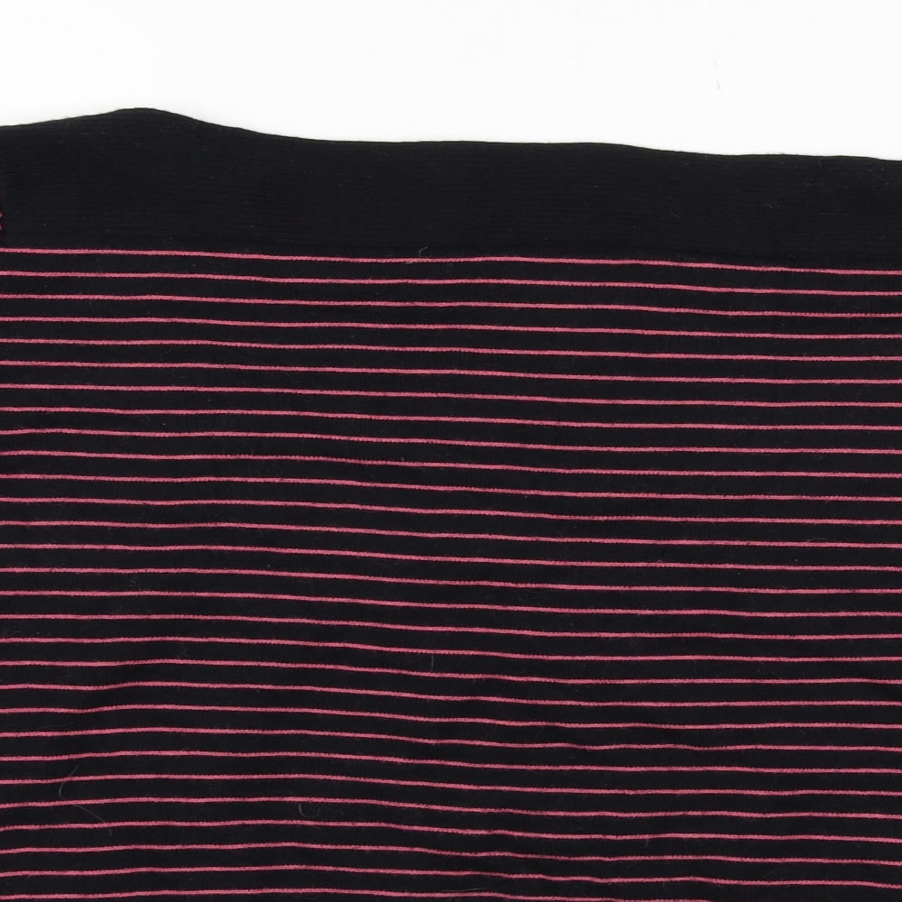 NEXT Womens Black Striped  Pullover Jumper Size 12