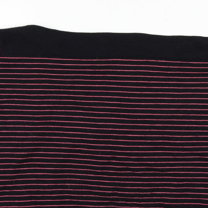 NEXT Womens Black Striped  Pullover Jumper Size 12