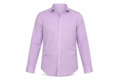 Mens UK Size 14.5 F&F Purple  Button-Up Long Sleeve Casual Shirt