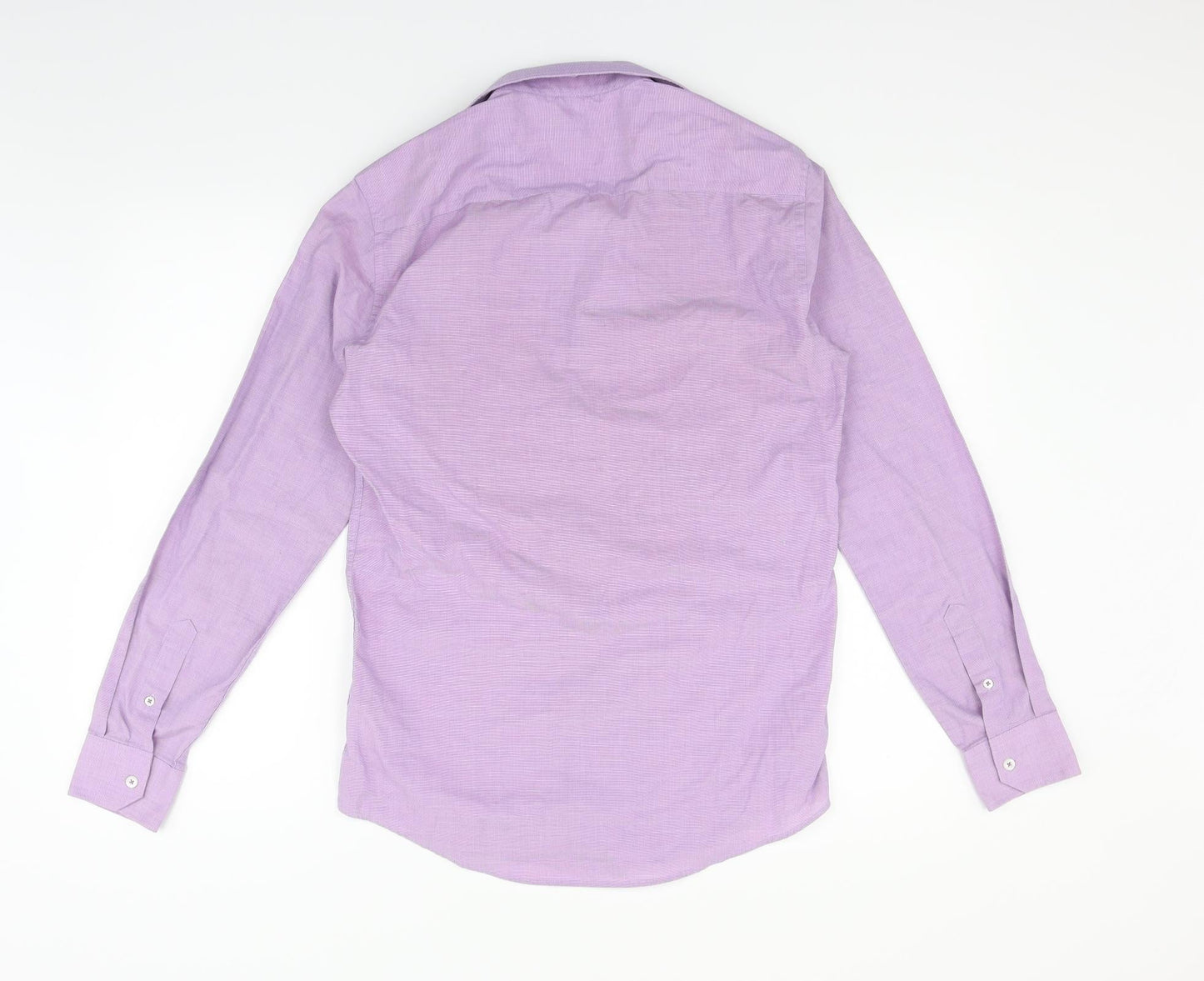 F&F Mens Purple    Button-Up Size 14.5