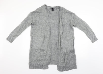 H&M Womens Grey   Cardigan Jumper Size S