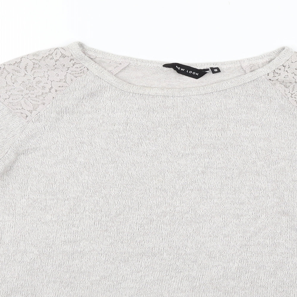 New Look Womens Beige   Pullover Jumper Size 10