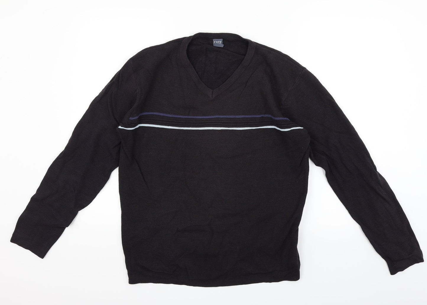 Easy Mens Black   Pullover Jumper Size M