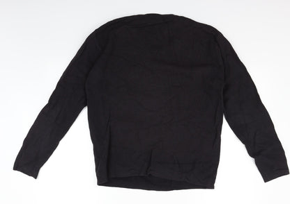 Easy Mens Black   Pullover Jumper Size M