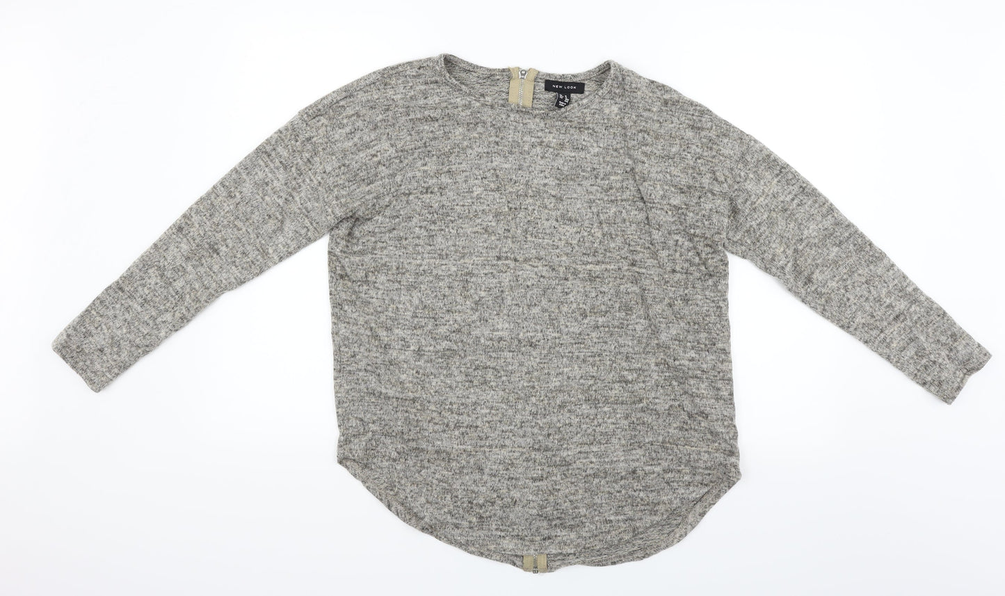 New Look Womens Grey   Pullover Jumper Size M
