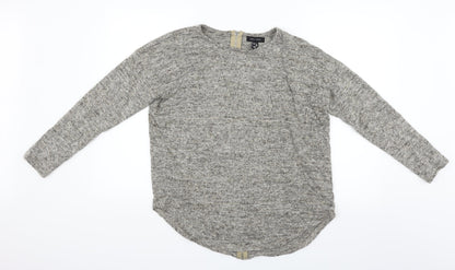 New Look Womens Grey   Pullover Jumper Size M