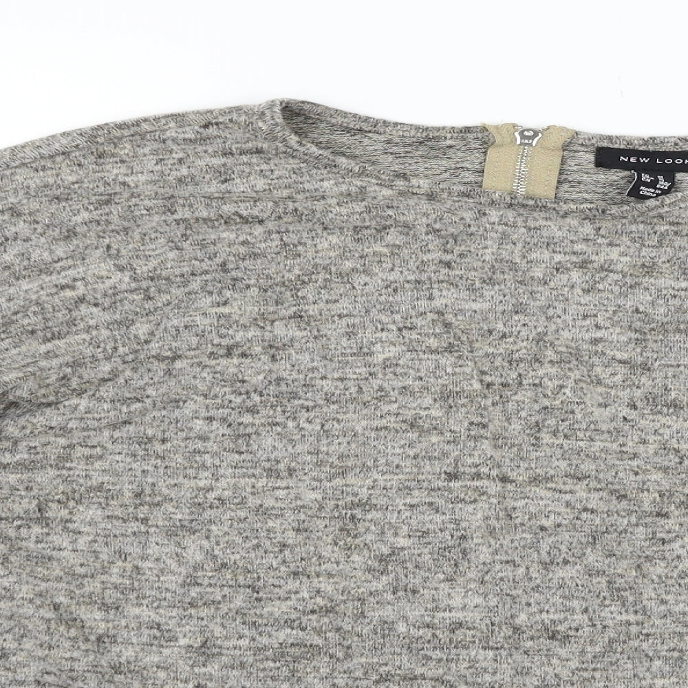 New Look Womens Grey   Pullover Jumper Size M