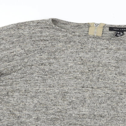 New Look Womens Grey   Pullover Jumper Size M