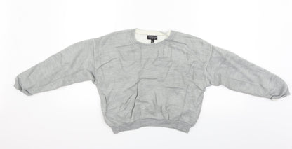 Topshop Womens Grey   Pullover Jumper Size 12