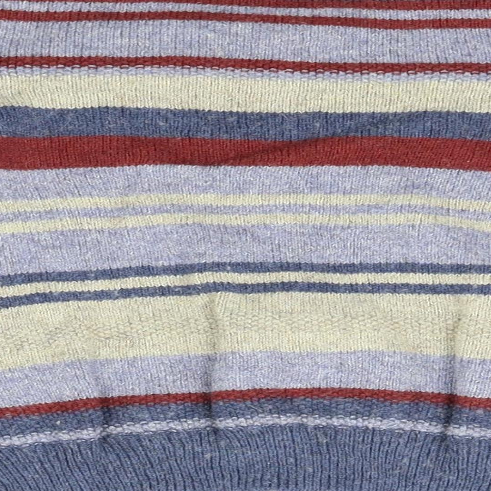 John Lewis Girls Blue Striped  Pullover Jumper Size 5 Years