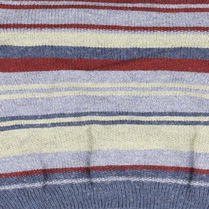 John Lewis Girls Blue Striped  Pullover Jumper Size 5 Years