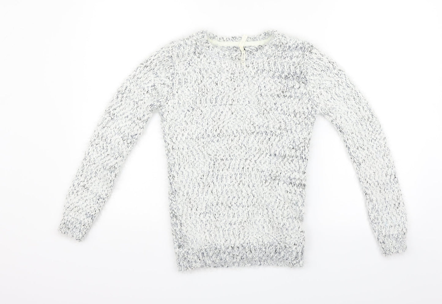 YD  Girls Grey   Pullover Jumper Size 10-11 Years