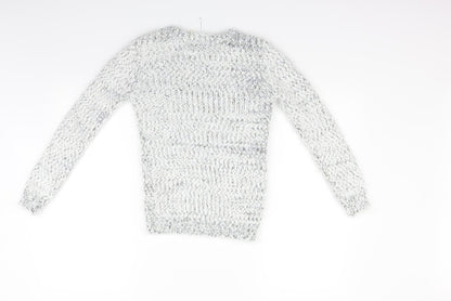 YD  Girls Grey   Pullover Jumper Size 10-11 Years