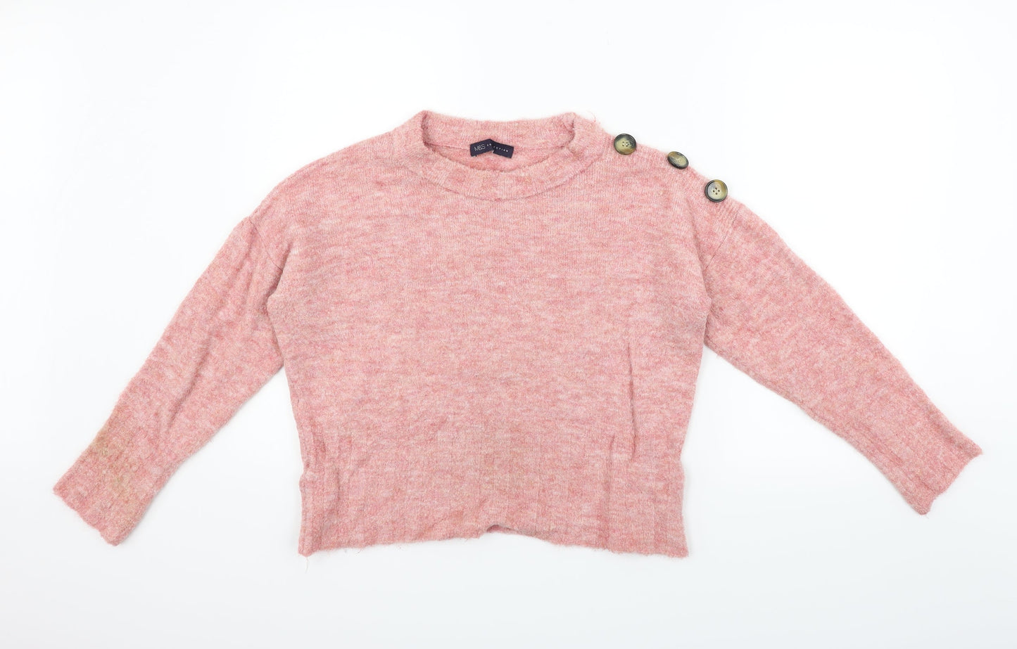Marks and Spencer Womens Pink   Pullover Jumper Size M