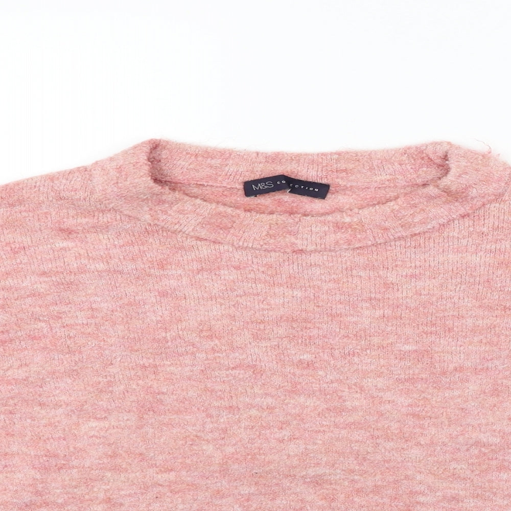 Marks and Spencer Womens Pink   Pullover Jumper Size M