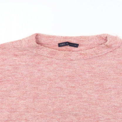 Marks and Spencer Womens Pink   Pullover Jumper Size M