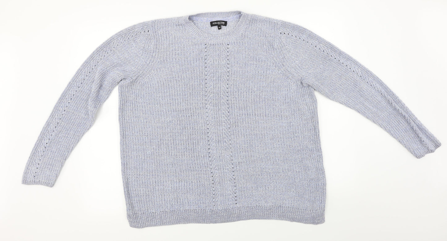 Debenhams  Womens Blue   Pullover Jumper Size 16