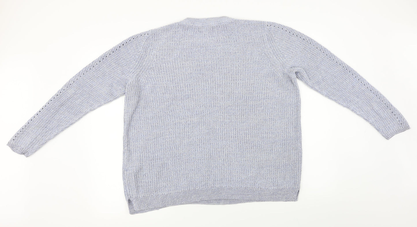 Debenhams  Womens Blue   Pullover Jumper Size 16