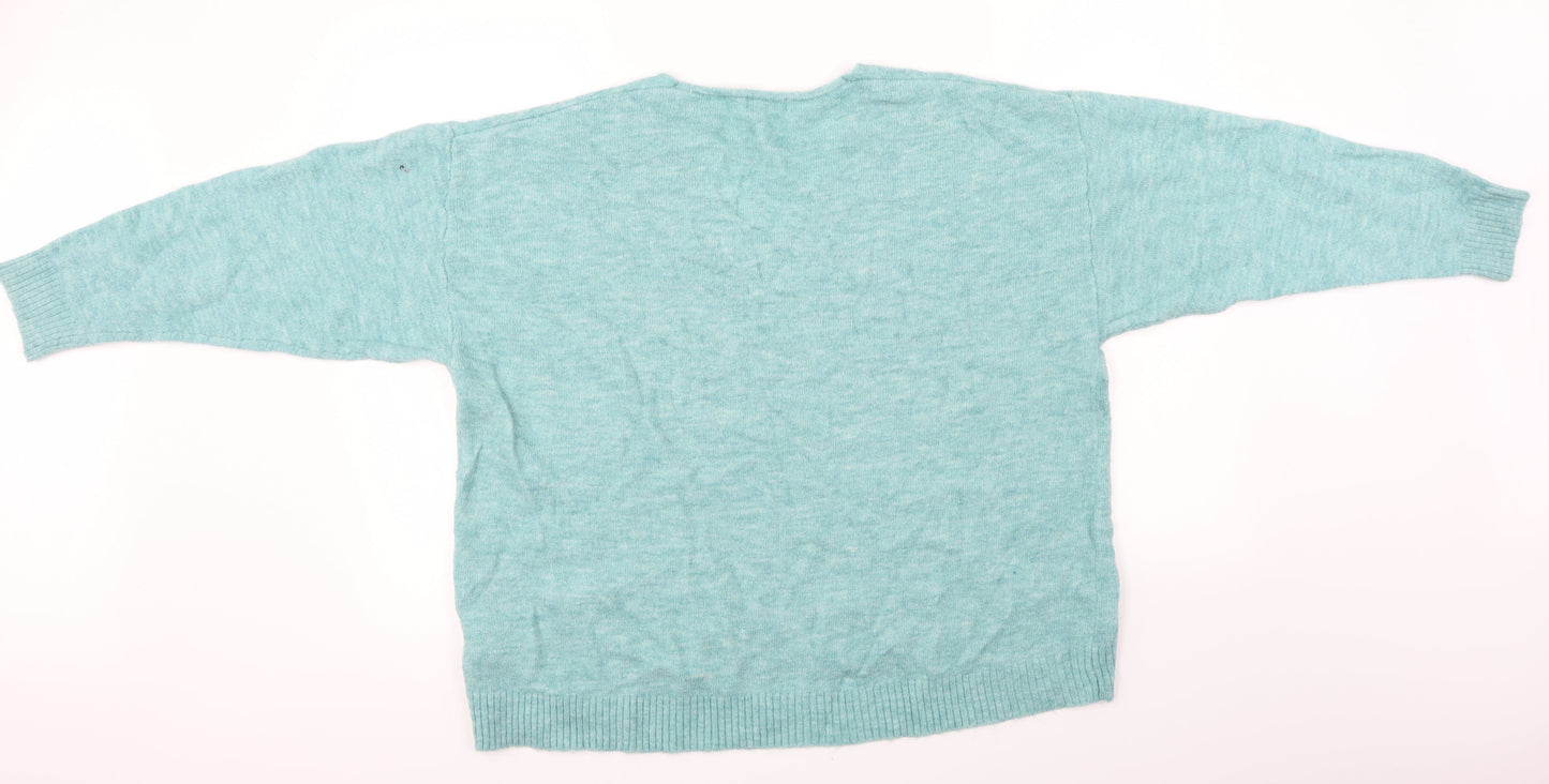 H&M  Womens Blue   Pullover Jumper Size 10