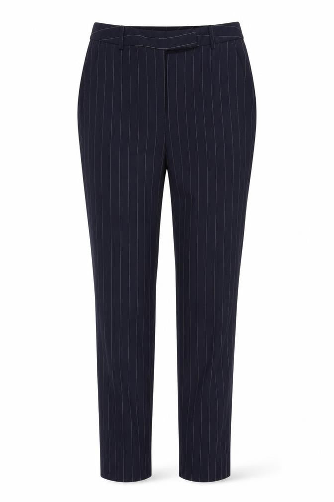Marks & Spencer  Womens Blue Striped  Trousers  Size 10 L23 in