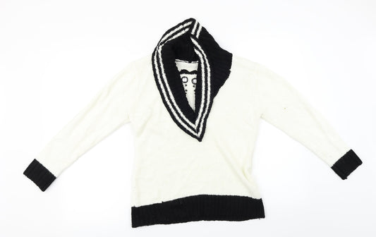Roman Originals  Womens Ivory   Pullover Jumper Size S