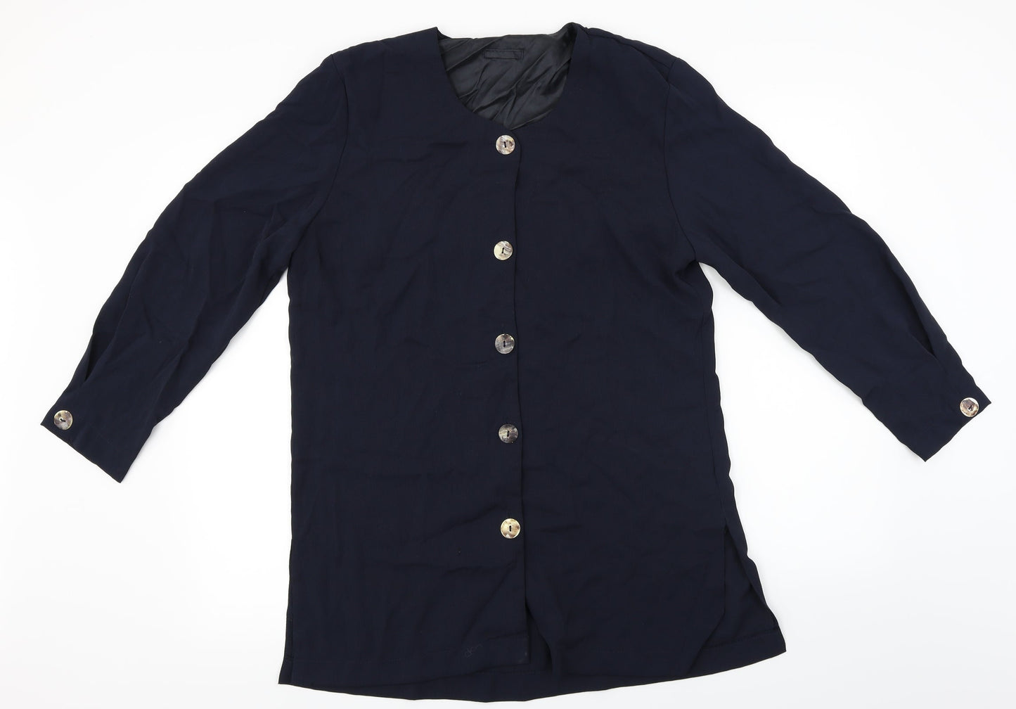 Volonte  Womens Blue   Jacket Blazer Size 14