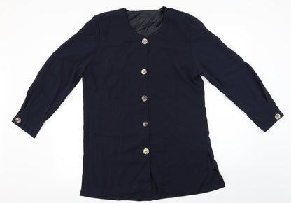 Volonte  Womens Blue   Jacket Blazer Size 14