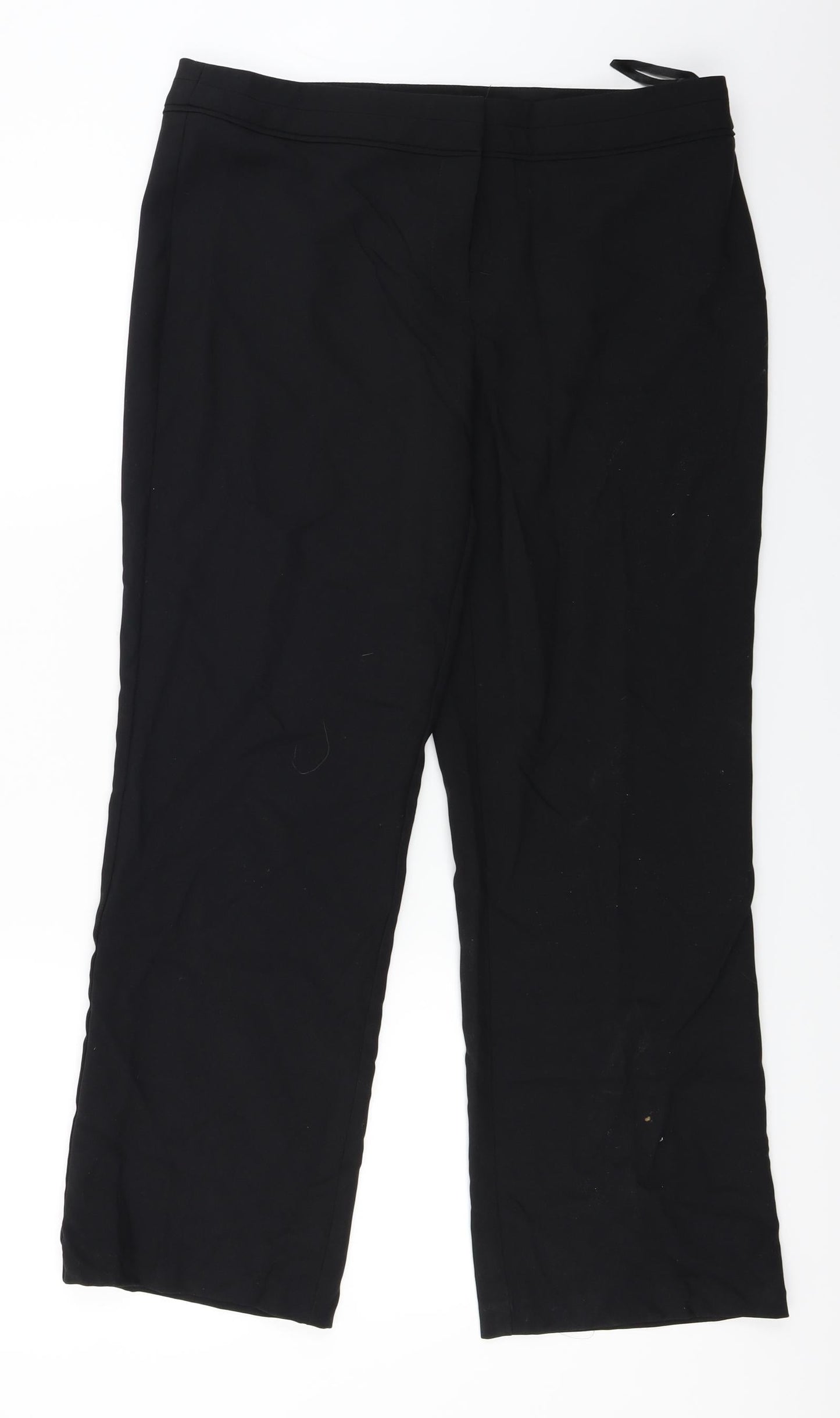 F&F  Womens Black   Trousers  Size 12 L24 in