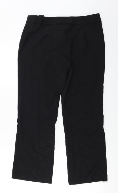 F&F  Womens Black   Trousers  Size 12 L24 in