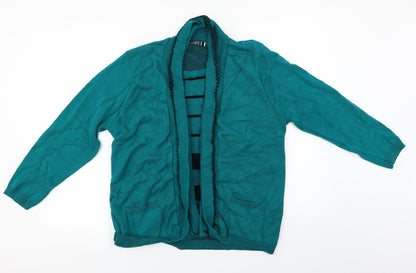 Envy  Womens Green   Cardigan Jumper Size XL
