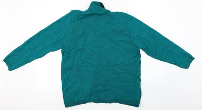 Envy  Womens Green   Cardigan Jumper Size XL