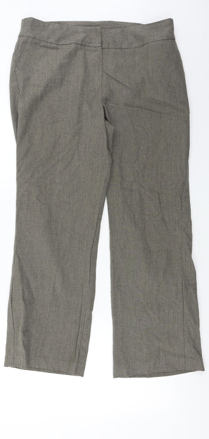 Womens UK Size 16 BM Regular Fit  Beige Trousers