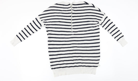 Atmosphere  Womens Grey Striped  Pullover Jumper Size 12