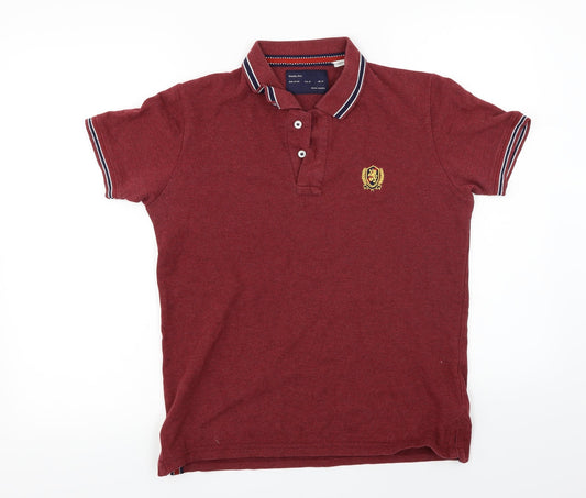 smoke jns Mens Red    Polo Size M